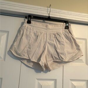 Women's Lululemon White Shorts